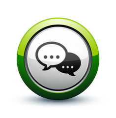 Naklejka premium icône conversation