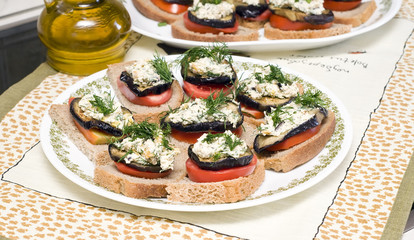 Овощная закуска из баклажанов