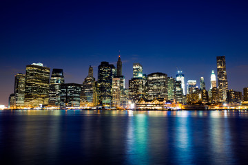 Fototapeta na wymiar New York Manhattan skyline