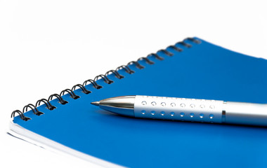 Notebook and pen