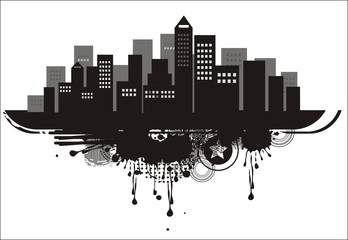 city silhouette background