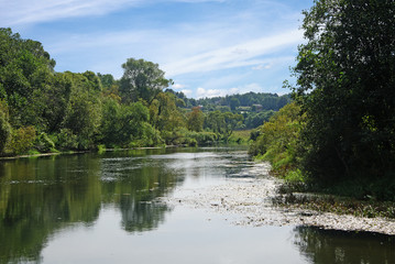 Fototapeta na wymiar river at summer
