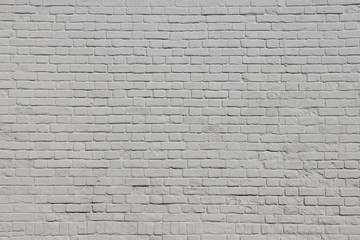 Grunge  white brick wall