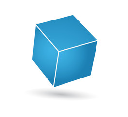 blue cube