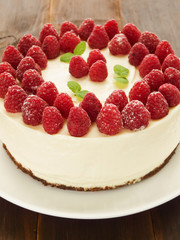 Raspberry cheesecake