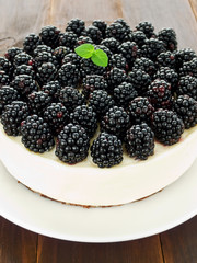 Blackberry cheesecake