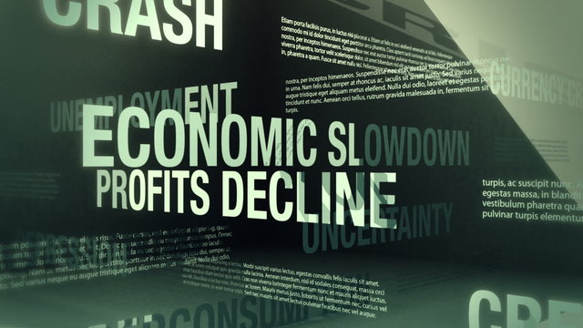Economic Recession Related Words Loop