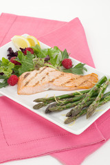 Grilled Raspberry Salmon