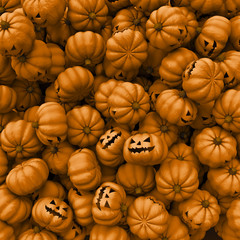 Pumpkin pile