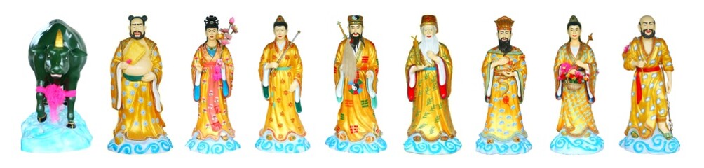 The Eight Immortals Isolated