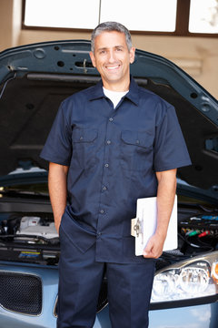 Mechanic at work