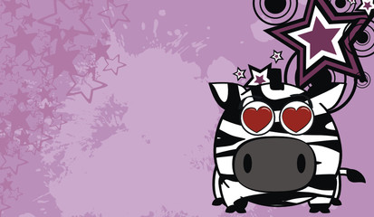 zebra ball cartoon background4