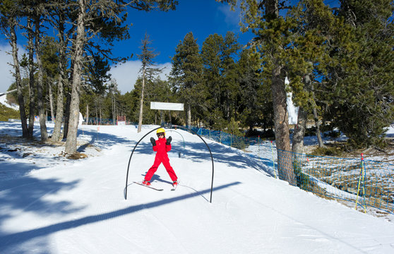 piste de ski pour enfant