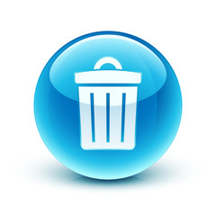 icône poubelle / garbage can icon