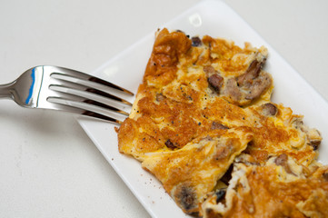 Tasty Chinese style omelet