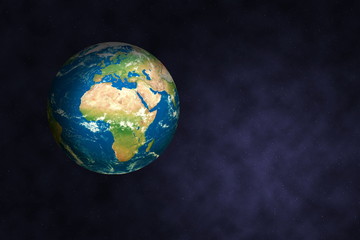 Obraz na płótnie Canvas Planète Terre dans l'espace.