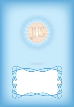 Greeting card for First Communion