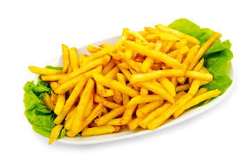 Close up of french fries