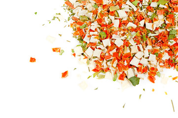 Dry spices background