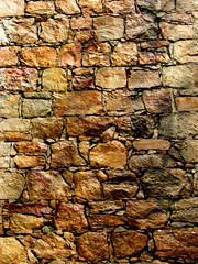 Fototapeta premium wet stone wall