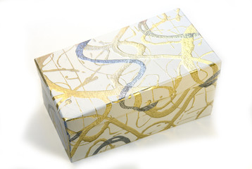 white box with ornament