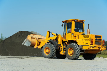 heavy construction loader