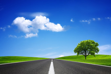 Empty road