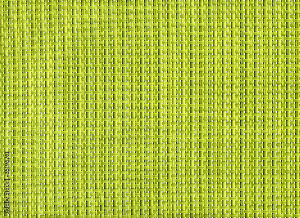 Wall mural green fabric texture