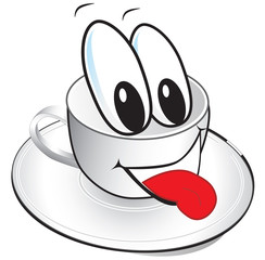 A Fun Tea Cup with Eyes