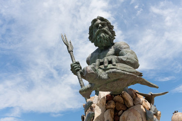 Obraz premium King Neptune Virginia Beach Statue