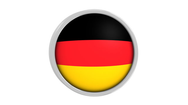 German flag with circular flag