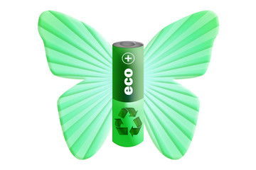 battery butterfly