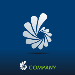 Logo Air conditioning, ventilator   Vector © puckillustrations