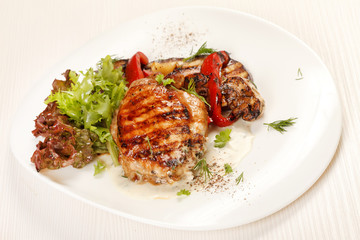 Chicken Steak with vegetables