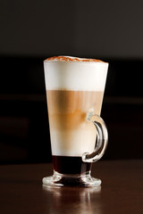 Coffee Latte in a glass