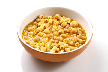 Pasta con ceci - Pasta with chickpeas