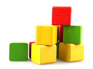 Wooden building blocks