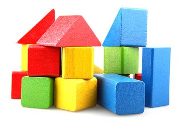 Wooden building blocks