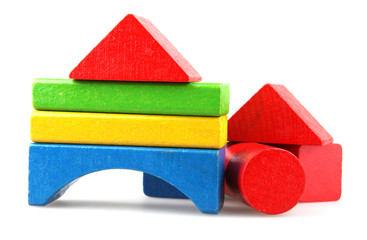 Wooden building blocks