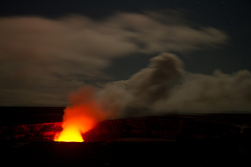 volcano on big island / hawaii