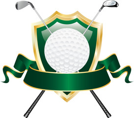 golf green banner