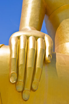 gold hand of big image