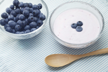Yogurt and Blueberry