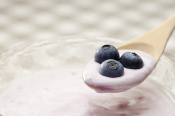 Yogurt and Blueberry