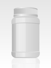 Plastic medical container