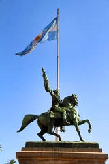 Foto op Canvas Statue von Manuel Belgrano, Buenos Aires © Spectral-Design