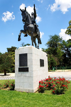 Simon Bolivar Denkmal in Sevilla, Spanien