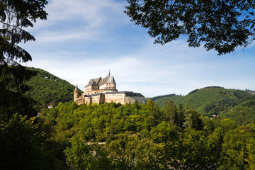 Fototapeta na wymiar Średniowieczny Zamek Vianden, Luksemburg
