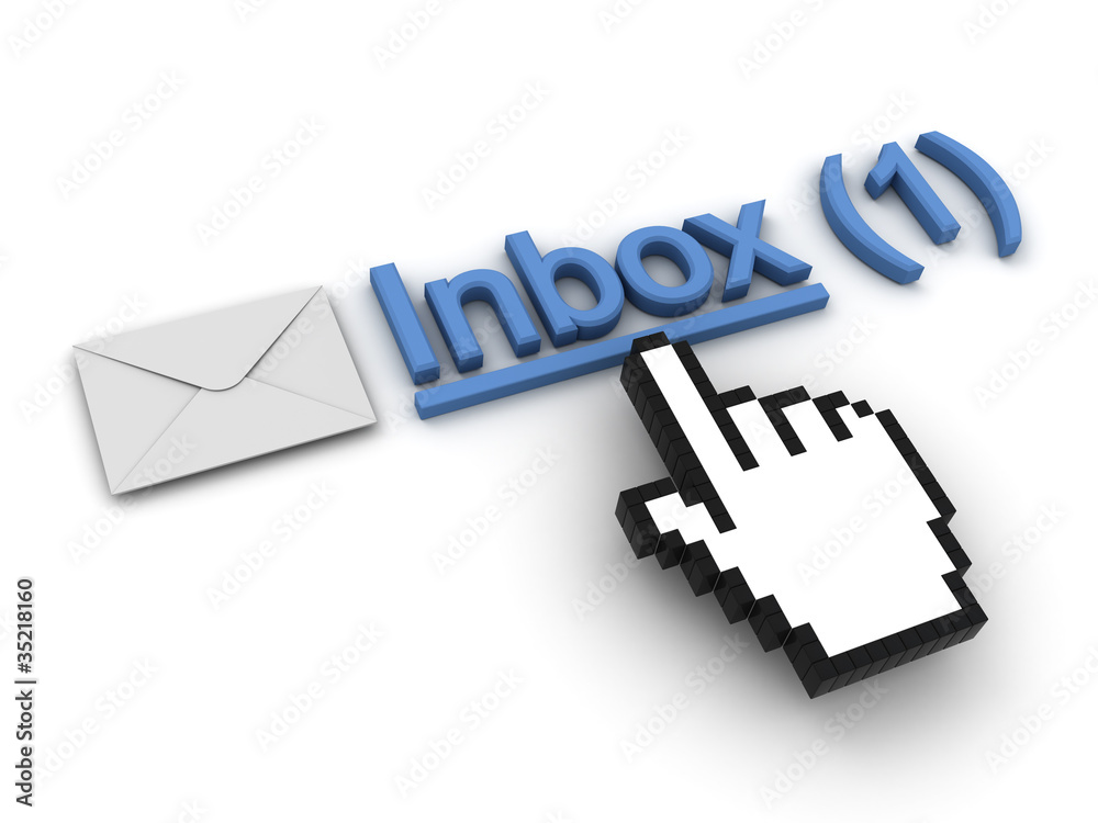 Poster New email message in the inbox