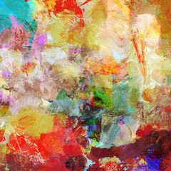 mixed media malerei